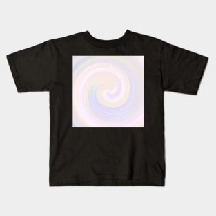 Soft Pastel Colors Swirl Kids T-Shirt